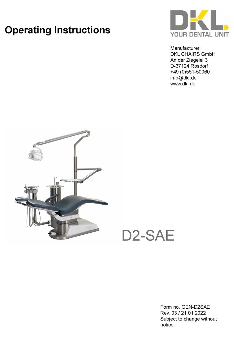DKL CHAIRS D2-SAE operating instructions DKL CHAIRS D2-SAE operating instructions