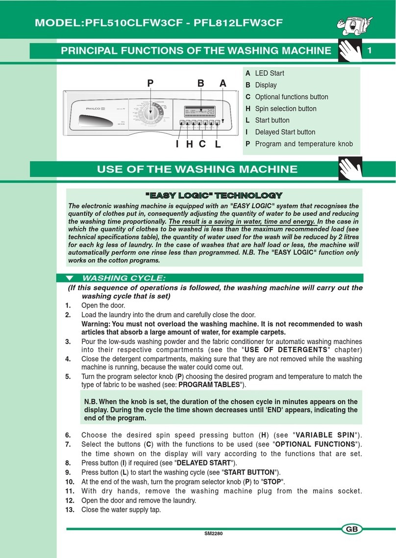 Philco PFL510CLFW3CF manual
