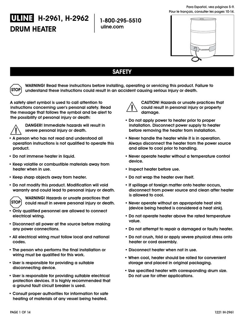 U-Line H-2961 manual