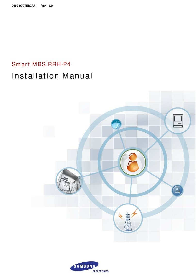 Samsung Smart MBS RRH-P4 installation manual