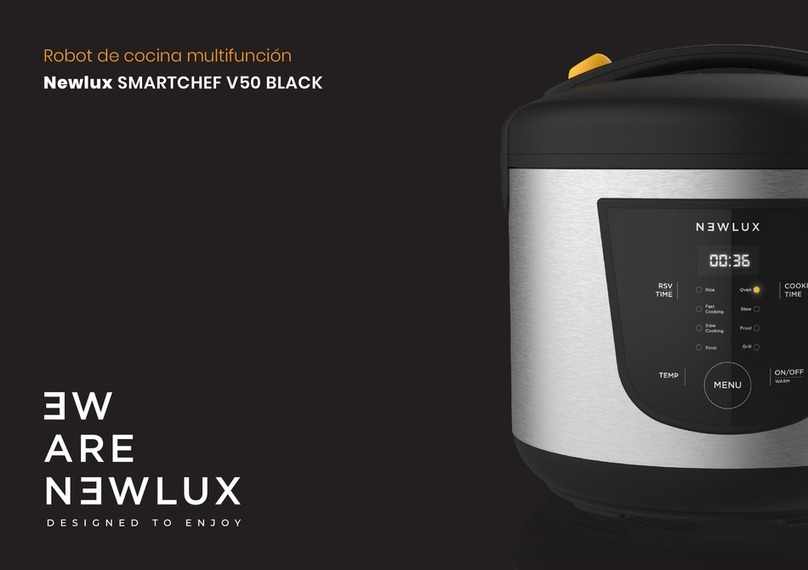 Newlux SMARTCHEF V50 instruction manual