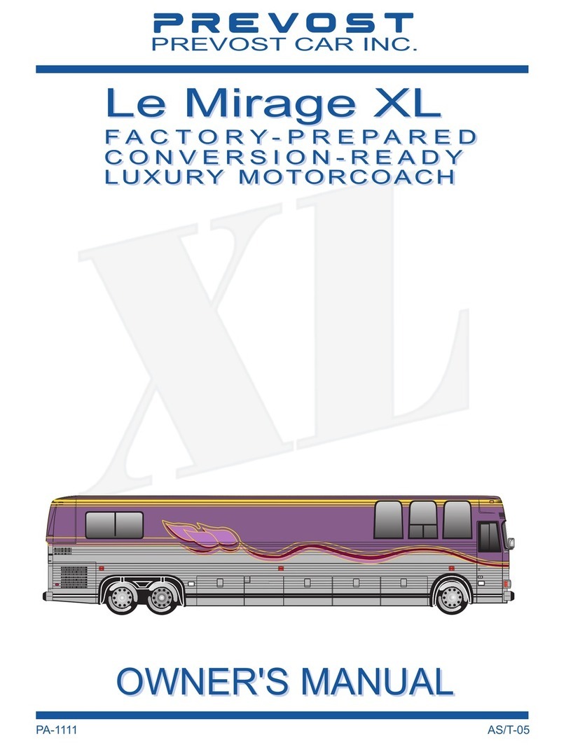 PREVOST Le Mirage XL owner's manual