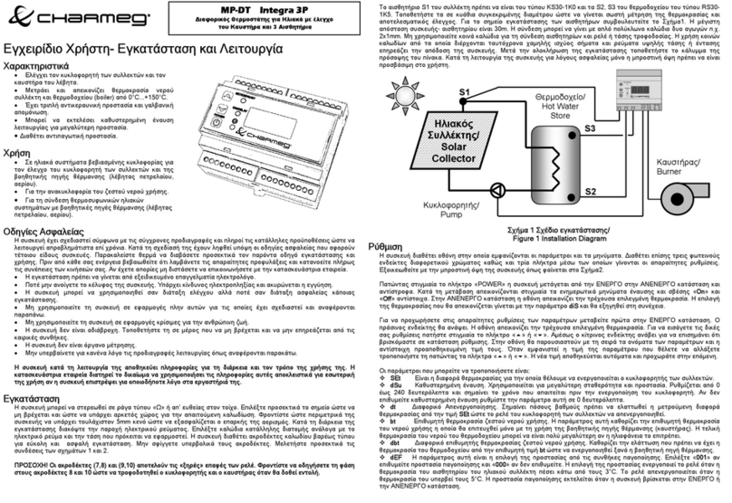 Charmeg MP-DT Integra 3P User manual