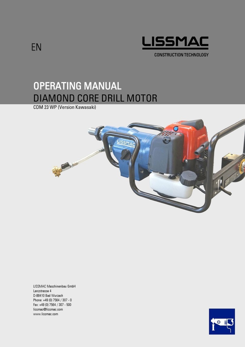 Lissmac CDM 23 WP User manual