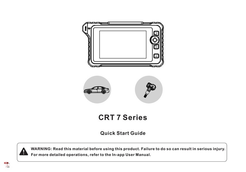 Launch CRT 7 Series User manual