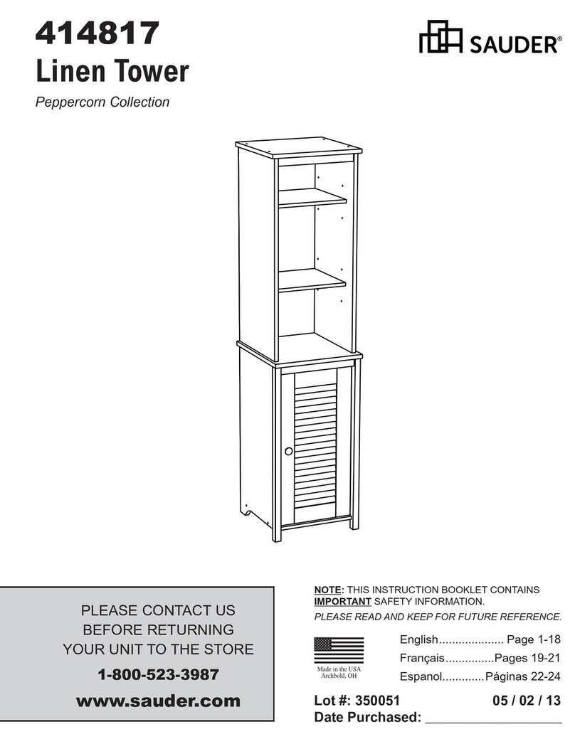 Sauder 414817 manual