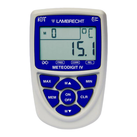 Lambrecht METEODIGIT IV operating instructions