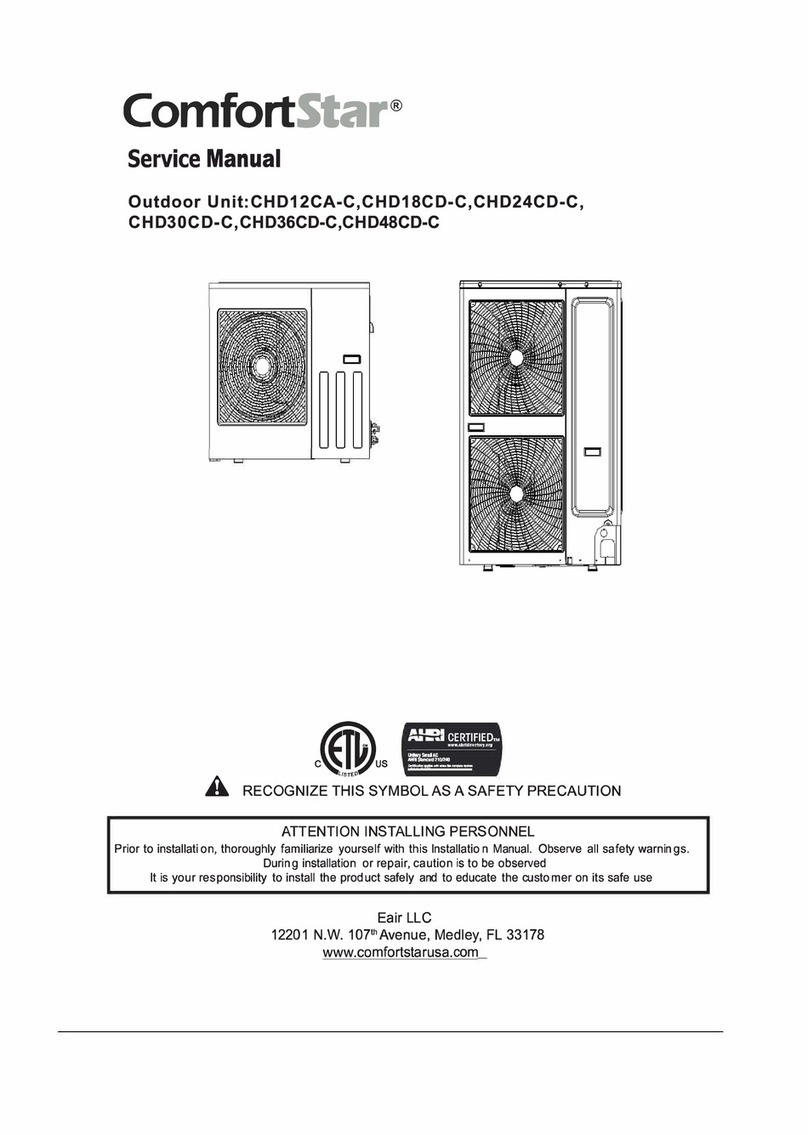 Comfort Star CHD12CA-C User manual