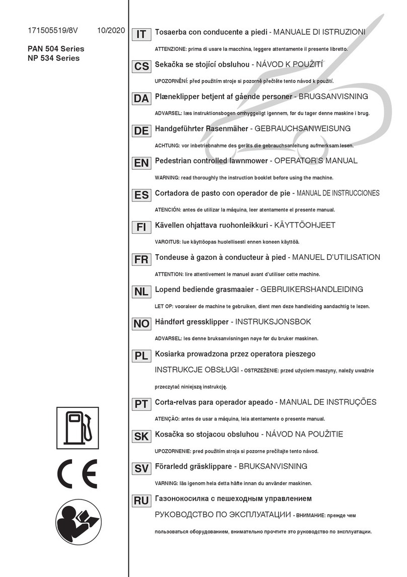 ST. SpA PAN 504 Series Operator's manual