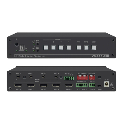 Kramer VS-411UHD quick start guide