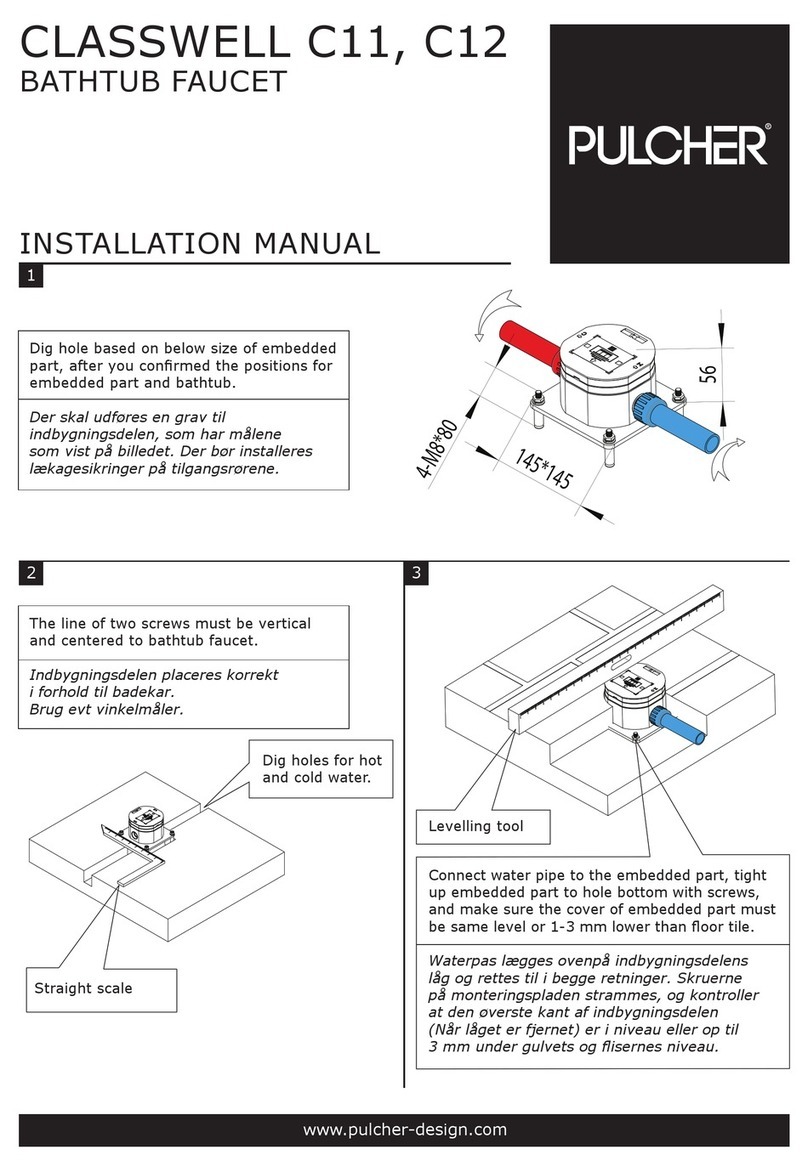 PULCHER CLASSWELL C11 installation manual