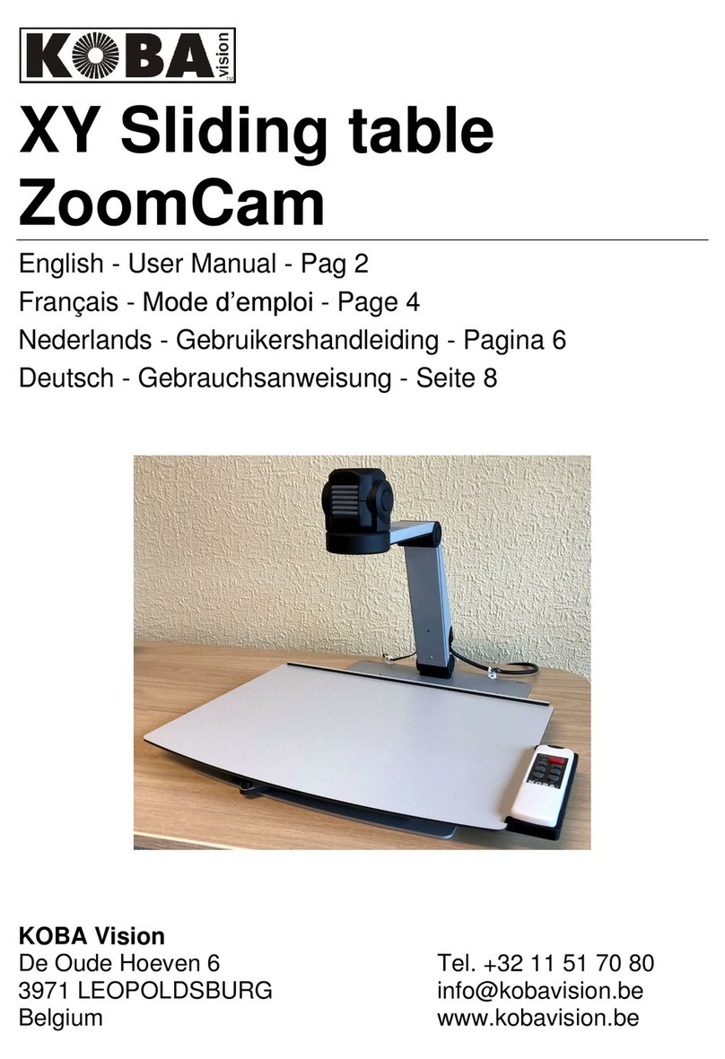 Koba Vision ZoomCam user manual Koba Vision ZoomCam user manual