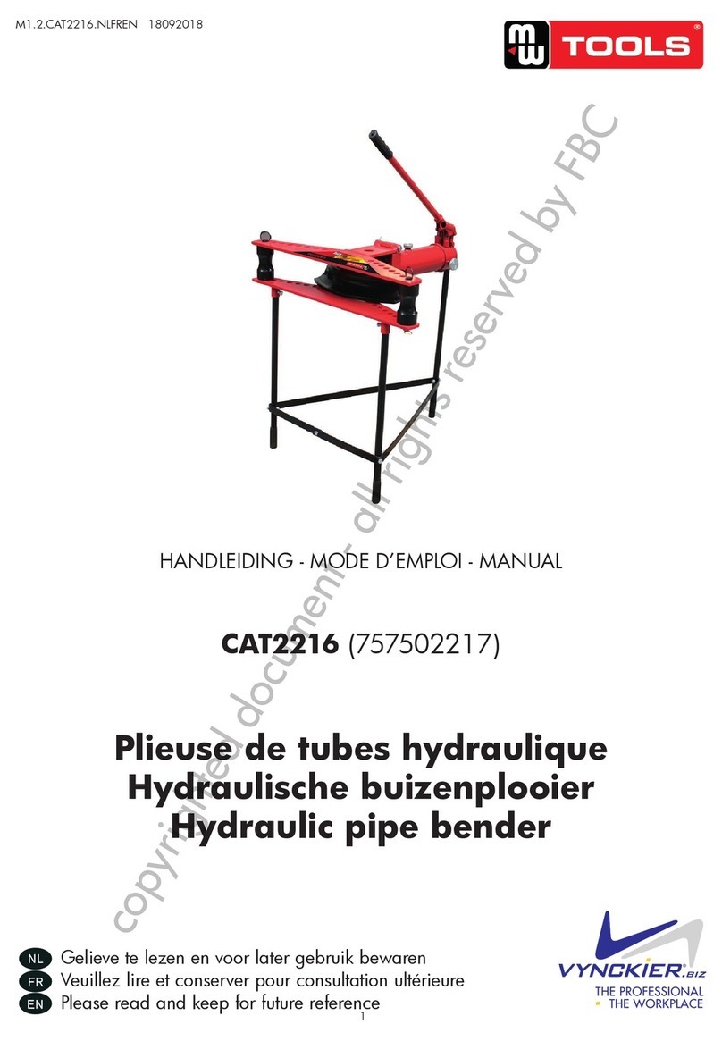 MW TOOLS CAT2216 manual