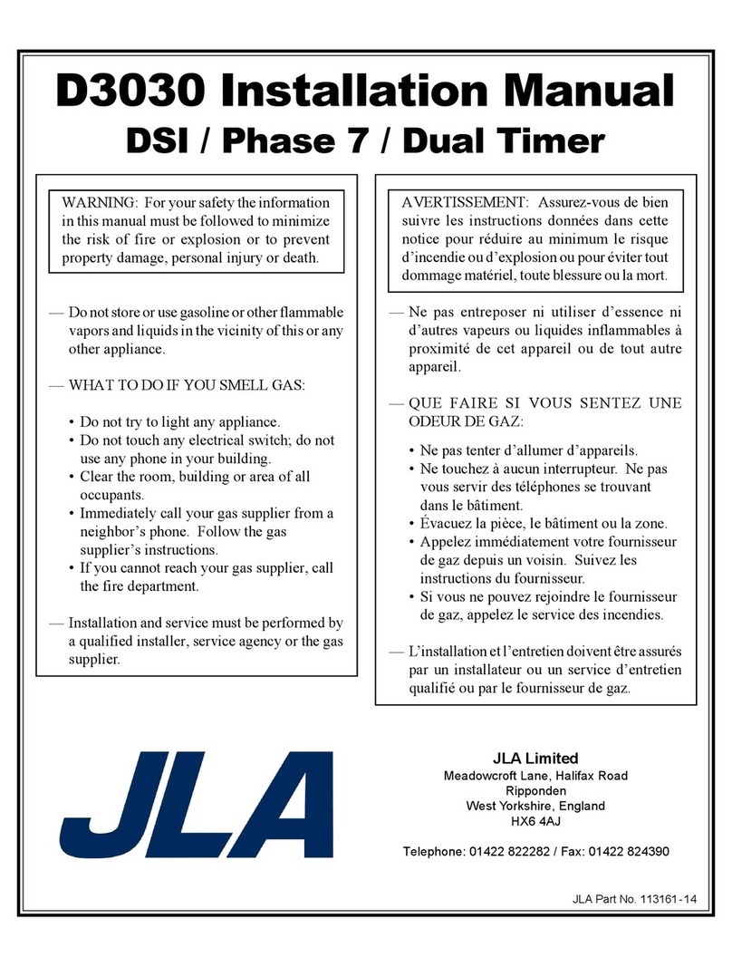 JLA D3030 installation manual