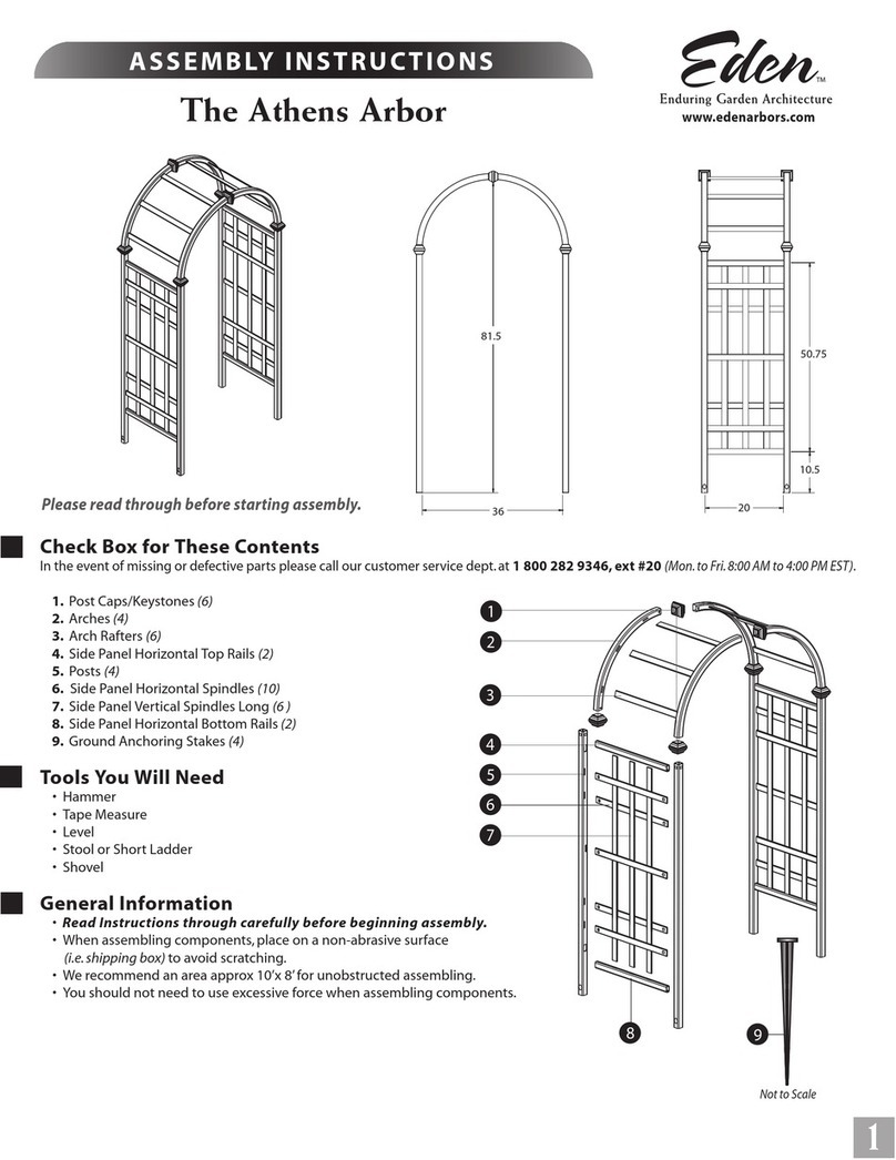 Eden Athens Assembly instructions