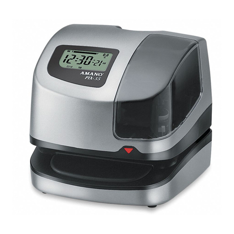 Amano PIX-55 User manual