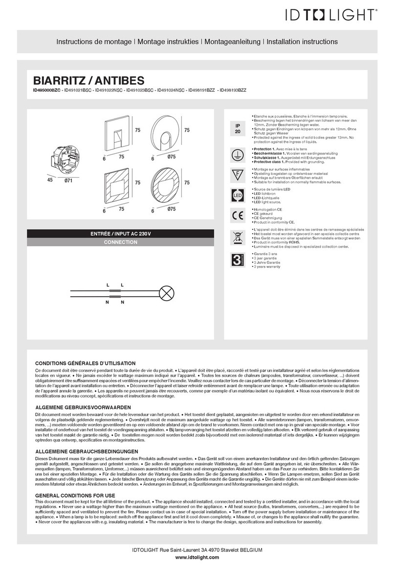 IDT BIARRITZ installation instructions