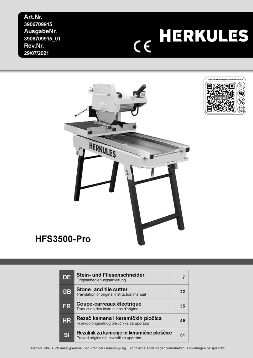 Hercules HFS3500-Pro Translation of original instruction manual Hercules HFS3500-Pro Translation of original instruction manual