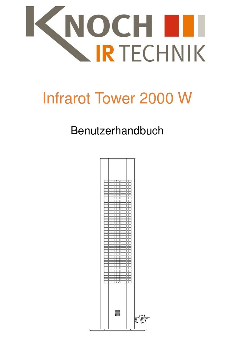 Knoch IR Tecnik ComfortSun Operation and maintenance manual