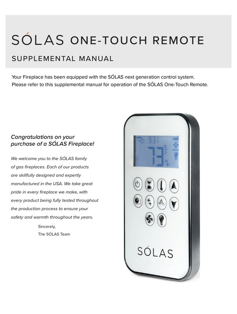 Solas One-Touch Remote Supplemental manual