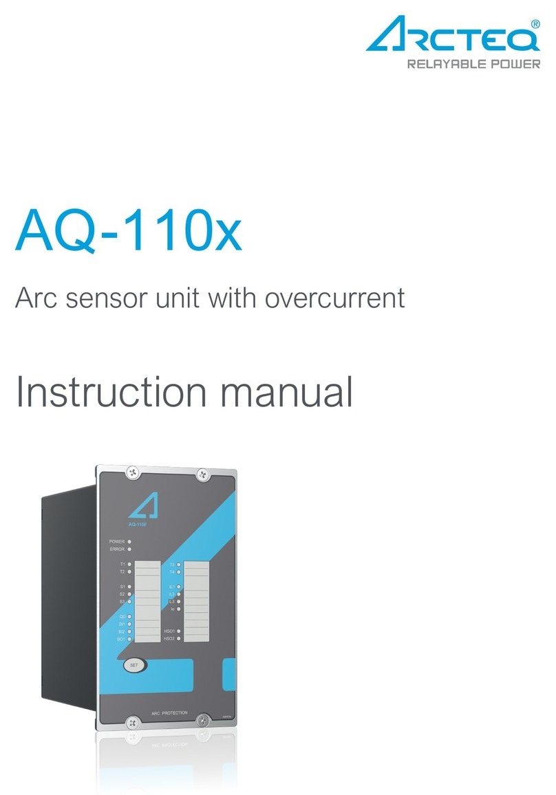 Arcteq AQ-110x instruction manual