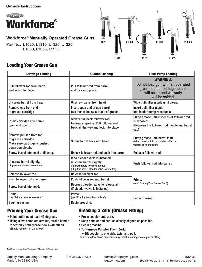 Legacy L1310 User manual