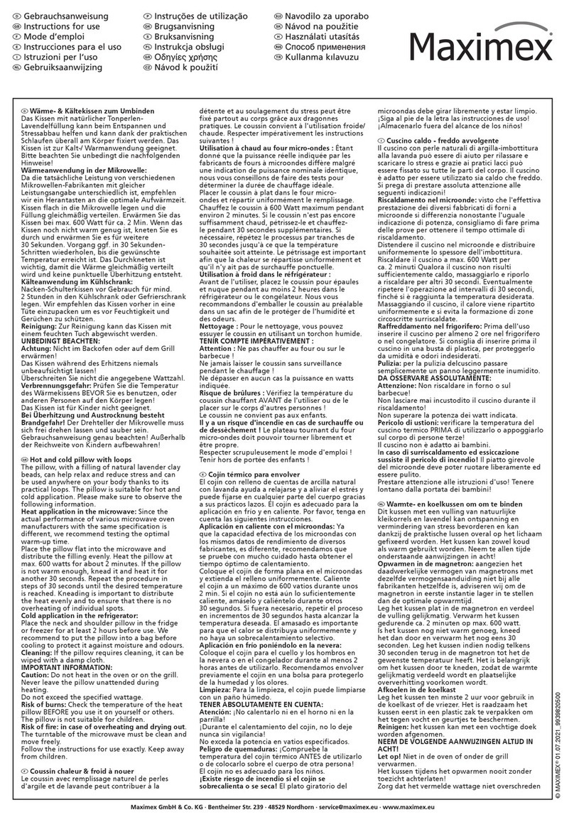 Maximex 5877705 quick start guide