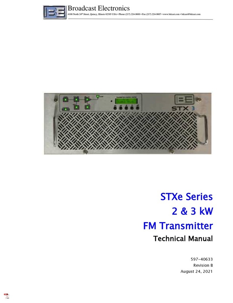 Broadcast Electronics STXe Series Technical manual