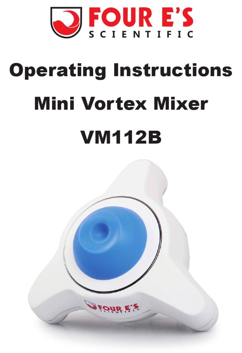 Four E's Scientific VM112B operating instructions