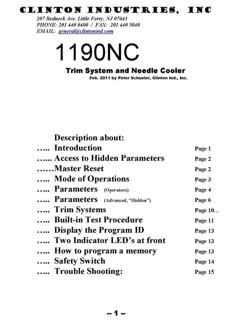 Clinton 1190NC manual