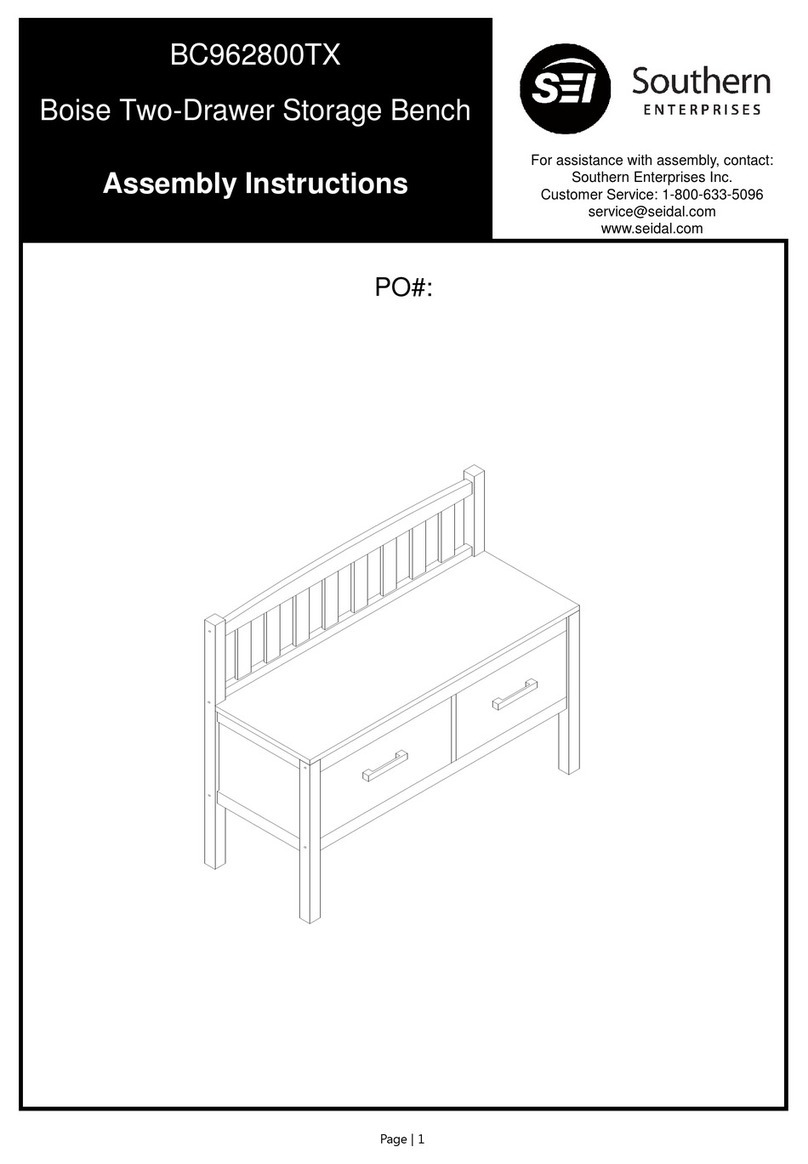 Southern Enterprises BC962800TX Assembly instructions