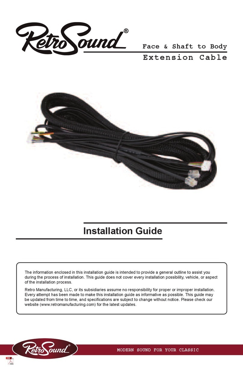 RetroSound M2-FBC-1 installation guide RetroSound M2-FBC-1 installation guide