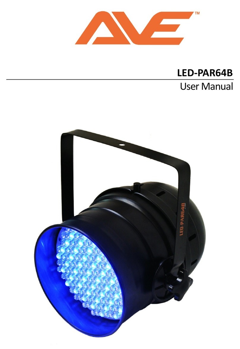 AVE LED-PAR64B user manual