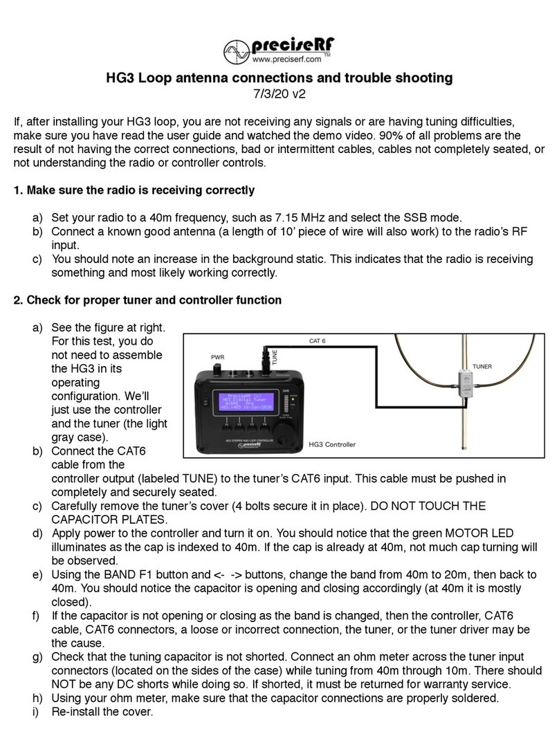 PreciseRF HG3 installation instructions