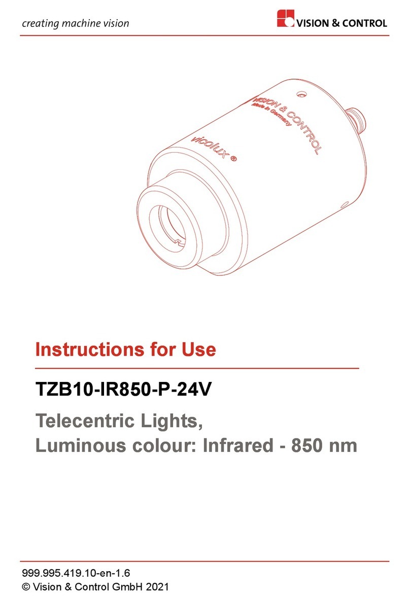 Vision & Control TZB10-IR850-P-24V Instructions for use