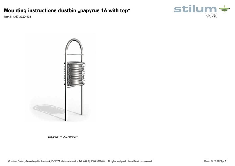stilum papyrus 1A with top Mounting instructions