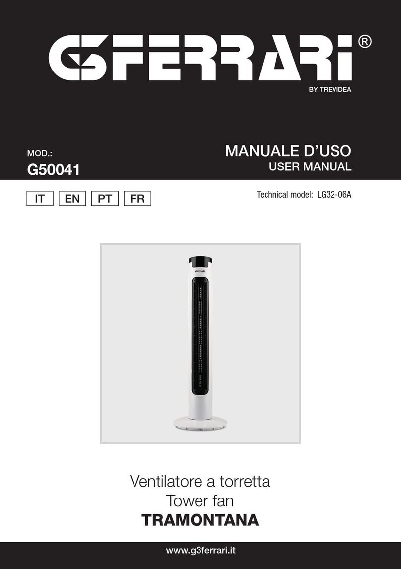 TREVIDEA G3 FERRARI TRAMONTANA user manual