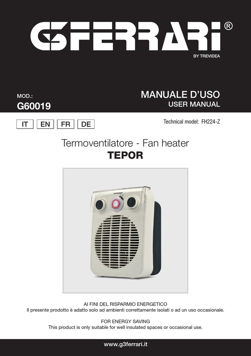 TREVIDEA G3 FERRARI TEPOR User manual