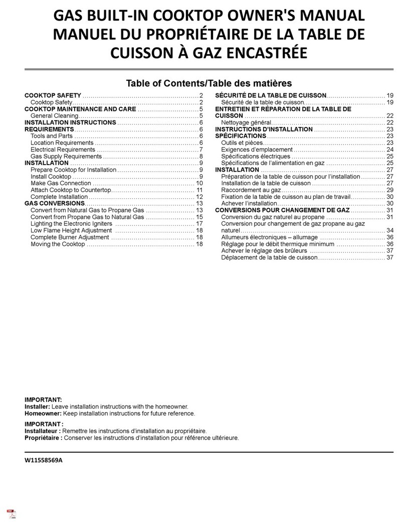 Whirlpool SCS3017 owner's manual