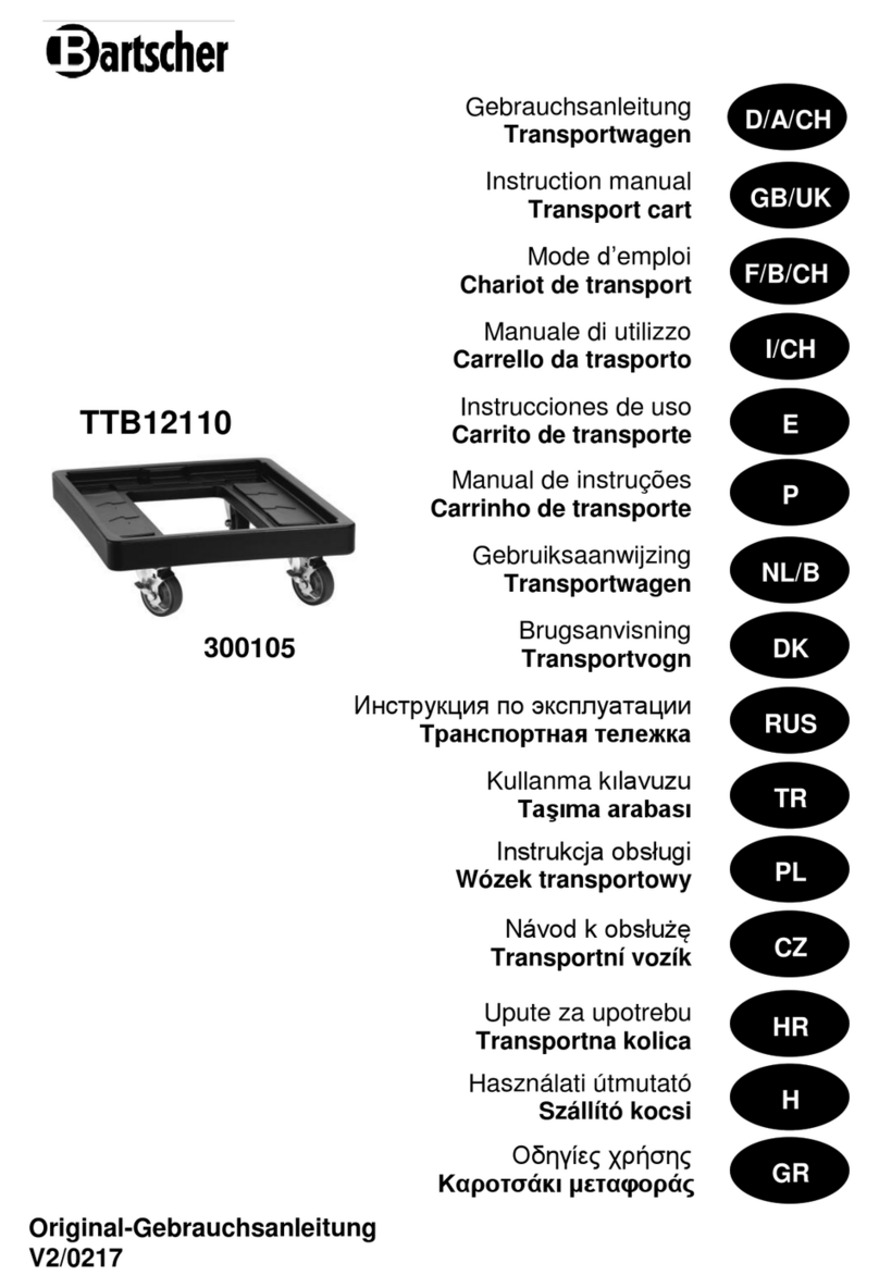 Bartscher 300105 instruction manual