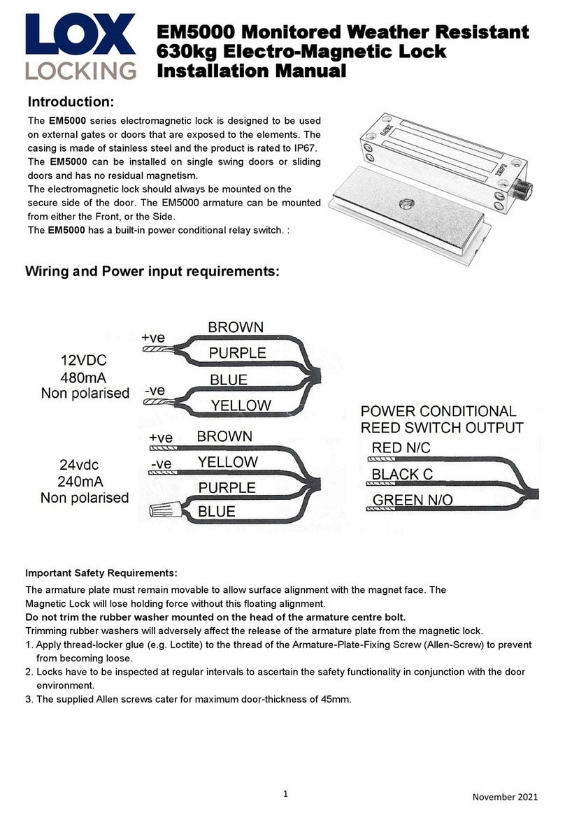LOX EM5000 User manual