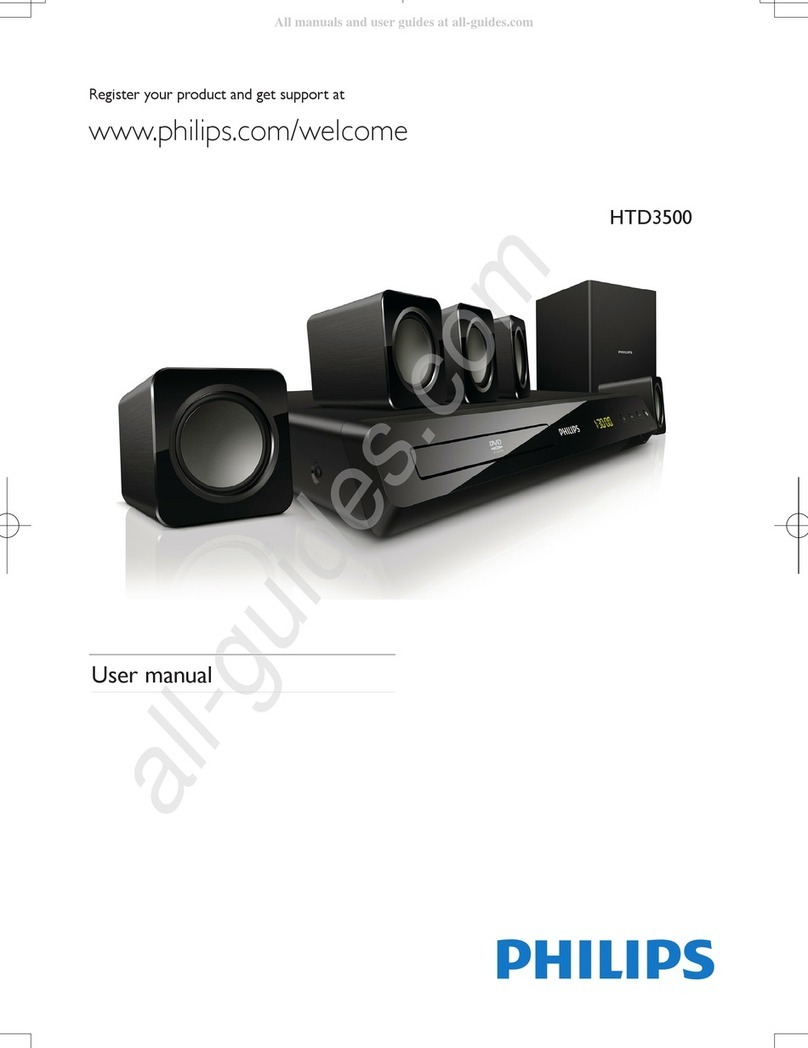 Philips HTD3500 user manual