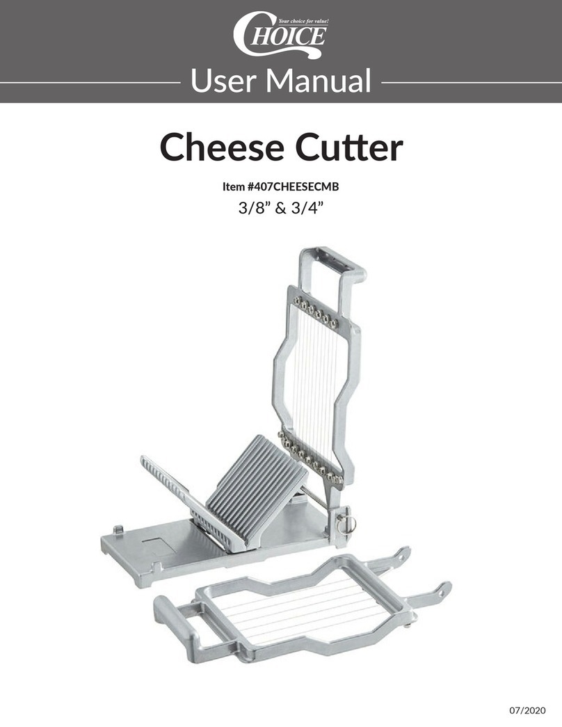 Choice 407CHEESECMB user manual