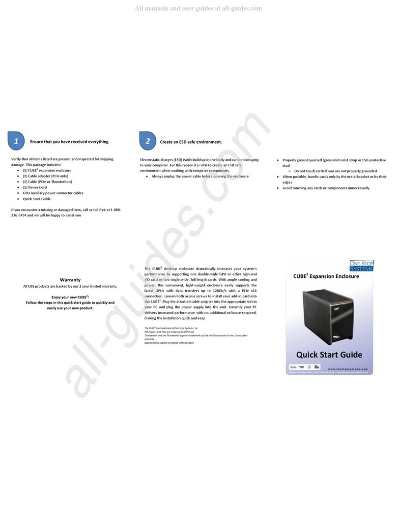 One Stop Systems CUBE2 quick start guide