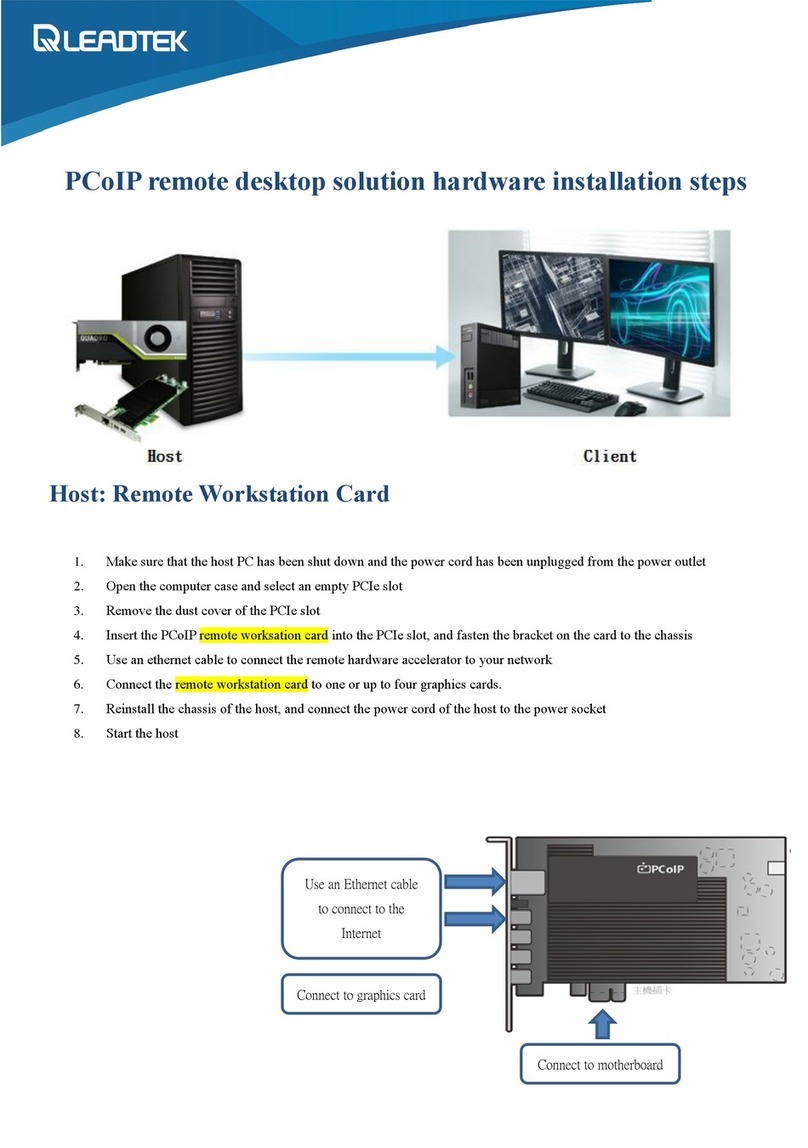 Leadtek PCoIP Manual