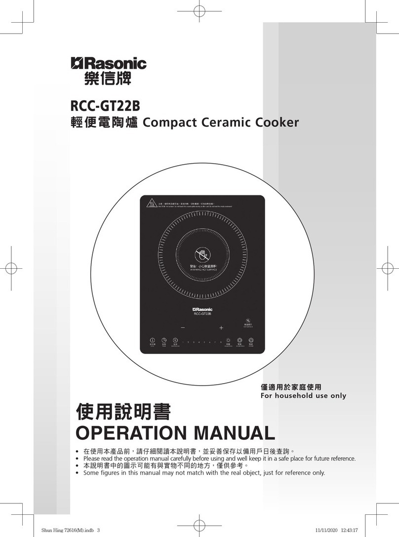 Rasonic RCC-GT22B Operation manual