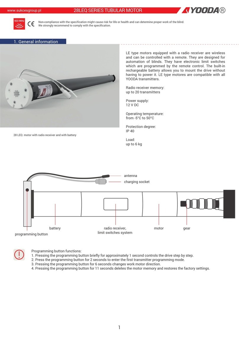 YOODA 28LEQ Series manual