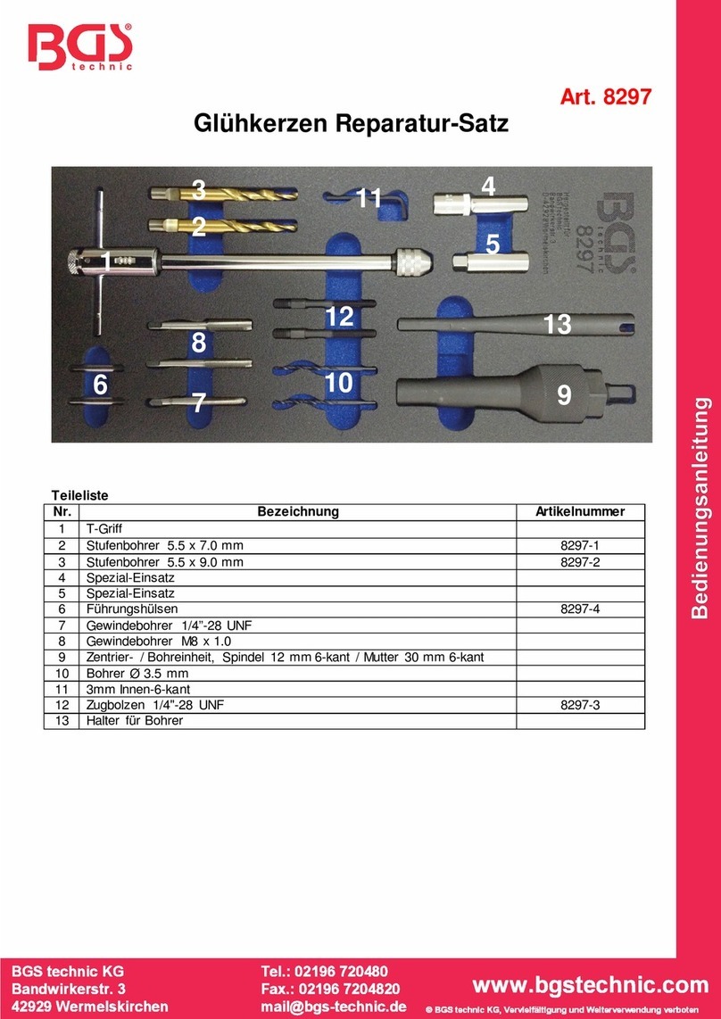 BGS technic 8297 User manual BGS technic 8297 User manual