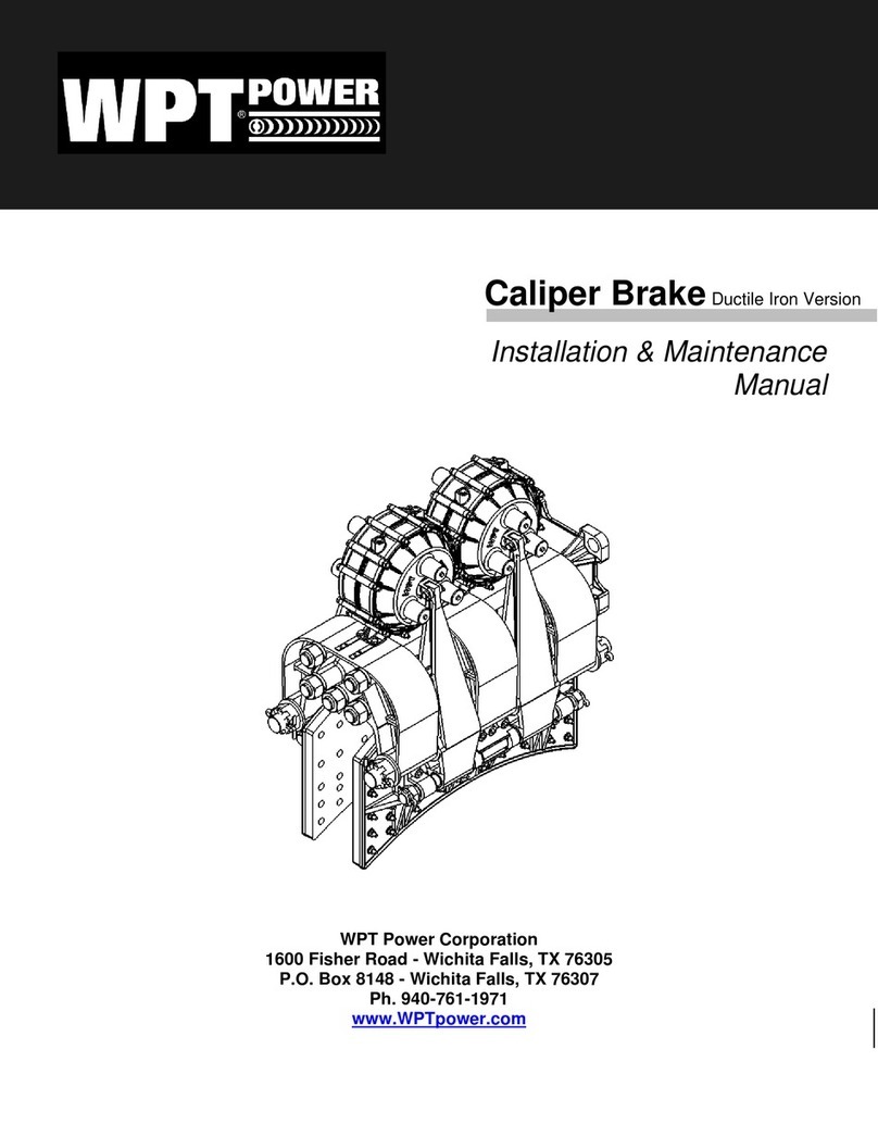 WPT POWER WDA-26 Installation & maintenance manual