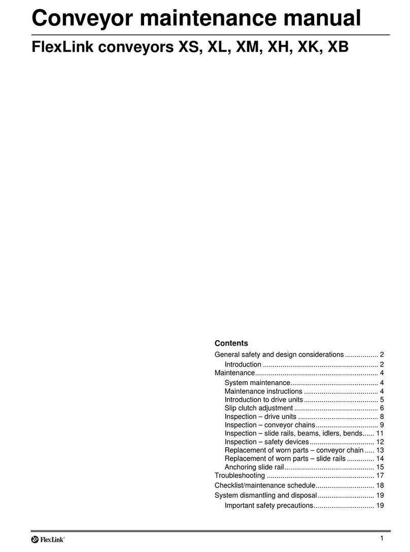FlexLink XS Maintenance manual
